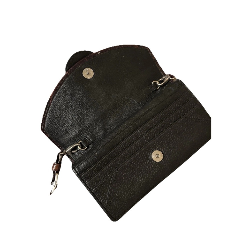 Brighton Crossbody Wallet Purse Bag Boho Festival Timeless Buckle Western Preppy - Picture 4 of 11